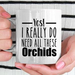 Orchid raising mug Personalized gift for orchid raisier gifts gardener gift ideas orchid lover mug