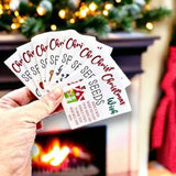 Seed Packages - Christmas Wish Seeds - Ornament or Gift Tag - Includes 10 Packages of Hollyhock Seeds