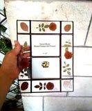 Vintage Handmade Frame of Dried Natural Roses, Very Beautiful For Decoration