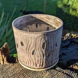 Brown orchid pot, mothers day gift, housewarming gifts, birthday present, gifts for her, plant lover