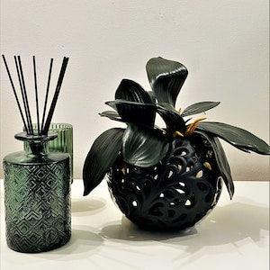 Artificial Phaleonopsis Orchid Leaves Green Faux Orchids Leaf