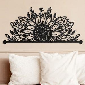 Sunflower Wall Art, Metal Wall Art, Lake House Decor, Minimalist Wall Art, Housewarming Gift, Wall Decor, Outdoor Wall Art, Sunflower Decor