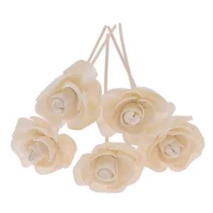 5X Artificial Flower Peony Rattan Fragrance Diffuser Stick Aroma Home Decor DIY
