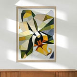 Abstract Orchid Flower Print, Contemporary Floral Poster, Phalaenopsis Orchid Poster, Living Room Decor