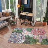 3D Art Peony Flower ZHUA074 Game Non Slip Rug Mat Photo Carpet Amy