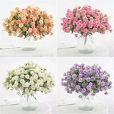 Hydrangea Wedding Peony Fake 20 HEAD Artificial Silk Party Home Flowers
