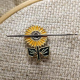 Sunny Blooms Sunflower Needle Minder & Fridge Magnet