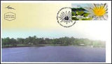 ISRAEL 2013, BLUE WATER LILY, NYMPHAEA CAERULEA, S/ADHESIVE ATM LABEL - FDC