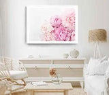 Pink Peony Print, Peonies Wall Art, Pink Peonies Framed Flower Wall Art, Floral