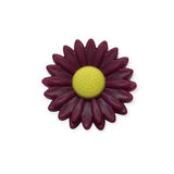 Plum Daisy Flower // Silicone Flower // Beading // Crafting