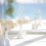2 Pcs Dry Branches Artificial Antler Tree Vines Stems White Vase