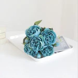 Peony Artificial Fake Flowers Bouquet For Wedding /Store/Party/Hotel Decor v