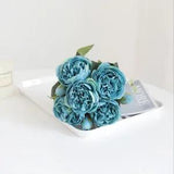 Fake Flowers Peony Artificial Bouquet For Wedding /Store/Party/Hotel Decoration