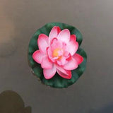 1Pcs Fake Artificial Water Lily Lotus Floating Flower Pond Garden Decoration