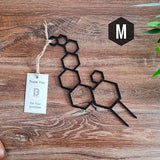 Honeycomb Indoor Houseplant Trellis, Indoor Plant Support, Trellis For Climbing Plants, M Size, Black Trellis, 3D Printed
