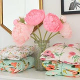 paper flowers with stems peonies bouquet paper flower bouquet wedding flowers wedding peonies ivory peonies paper peonies 10 pcs pink peony