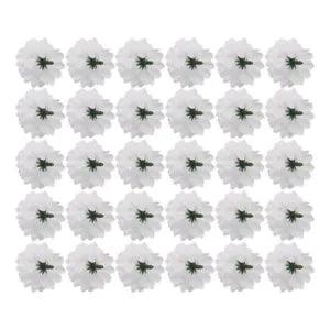 30 pcs Carnations Craft Artificial Flower Silk Spherical Heads Wedding8677