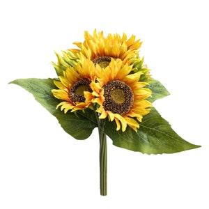 Beautiful Artificial Sunflowers Flower Bouquet Floral Arrangement Home Decorations