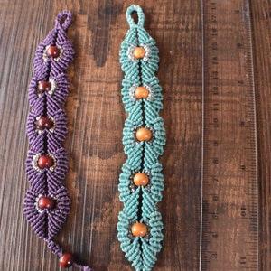Sunflower / Hippie / Macram?? Bracelets / Lot's of Knots