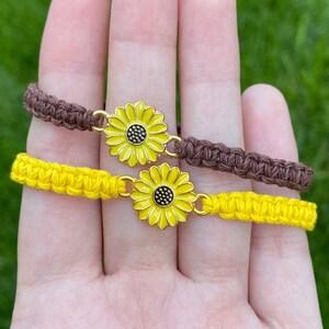 Sunflower Bracelet, Sunflower, Sunflower Charm Bracelet, Sunflower Charm, Flower Jewelry, Sunflower Jewelry, Floral Bracelet