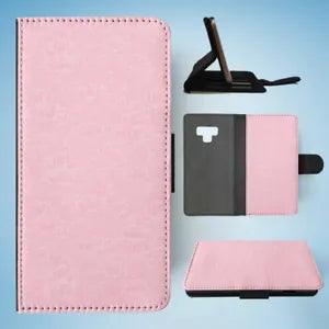SAMSUNG GALAXY NOTE 9 FLIP CASE WALLET COVER|PINK PEONIES FLOWER ROSE PATTERN
