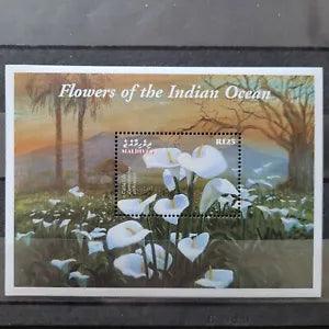 Maldives 2000 / Flowering Plants-Zantedeschia aethiopica - Galla Lily /1v msheet