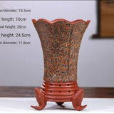 High quality Yixing purple sand flower pots hand-wrought mud bonsai pot orchid pot succulent flower pot home gardening decoration bonsai pot