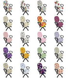 Ambesonne Floral Drawings Office Chair Slipcover Protective Stretch Cover