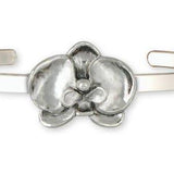 Orchid Jewelry Sterling Silver Orchid Bracelet Handmade Flower Jewelry OR1-CB