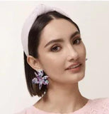 LELE SADOUGHI FUCHSIA PUNCH SMALL PAPER LILY EARRINGS