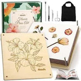 Aboofx Extra Large Flower Press, 10.8" x 10.8" 10 Layers Wooden Flower Pressi...