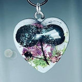 Vampire Repeller Fairy Gothic swamp flower choker, heart, moss, lichen, sparkles, plant terrarium, dark academia, Cottage core, mothers day