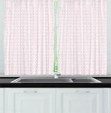 Floral Patterns Kitchen Curtains 2 Panel Set Window Drapes 55" X 39"