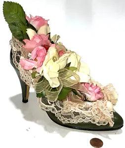 Shoe Arrangement, High Heel Shoe Centerpiece, Floral Arrangement