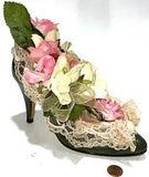 Shoe Arrangement, High Heel Shoe Centerpiece, Floral Arrangement