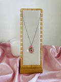 Resin dried light pink flower