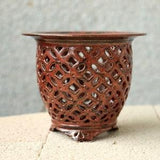 Neofinetia copper pot Orchid pot for Orchid planter for Flower pot Ceramic plant pot Orchid pots Tall pot ceramic Gift for grandmother
