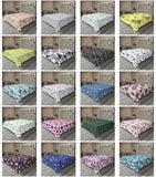 Ambesonne Floral Bloom Flat Sheet Top Sheet Decorative Bedding 6 Sizes