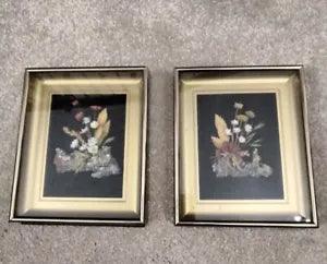 Dried Flower Shadow Box Art