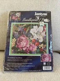 NEW in Package Janlynn Needlepoint Kit Lily and Roses..Finished Size 14???x12???