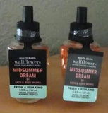 Bath & Body Works MIDSUMMER DREAM Wallflower 2 Pear Nectarine Lily New