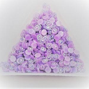 Sunflower- Light Amethyst AB Jelly-Flatback Resin Rhinestones-Non Hotfix-4mm-5mm-6mm-500/1000/3000pcs