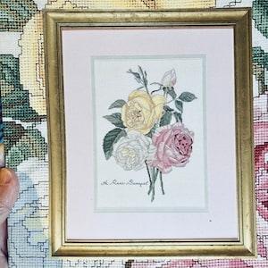 Counted Cross Stitch??.?¡ÀA Rose Bouquet?¡À Design 22?? Designed by Cindy Rice??The Lilac Studio