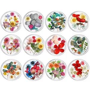 1 Box Mixed Dried Flower Aromatherapy Candle Epoxy Nail Art Filling Plants DIY