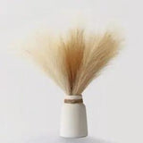 30 PCS Pampas Grass Natural Dried Reed Flower Bunch Home Wedding Decor Bouquets