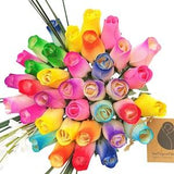Spring Easter Wooden Rose Bouquet The Original Wooden Rose, Flowers for all Occasions 1, 2, or 3 Dozen Bouquets