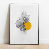 ORCHIDS | Fine Art Gicl???e Print | Pencil Drawing | Sun Print | A3 | A4