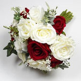 Red Wedding Bouquet Red Bouquet Christmas Bouquet Bridal Bouquet Winter Wedding Ivory Bridal Bouquet Wedding  Bouquets