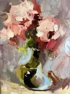 Peonies Painting Peony Original Art Flowers Artwork Oil Peonies Wall Art Flowers