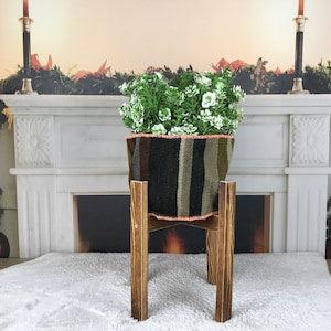 kilim basket, big planter, handmade planter, plant hanger basket, air plant holder, large planter, planter basket, orchid holder, PH 3467